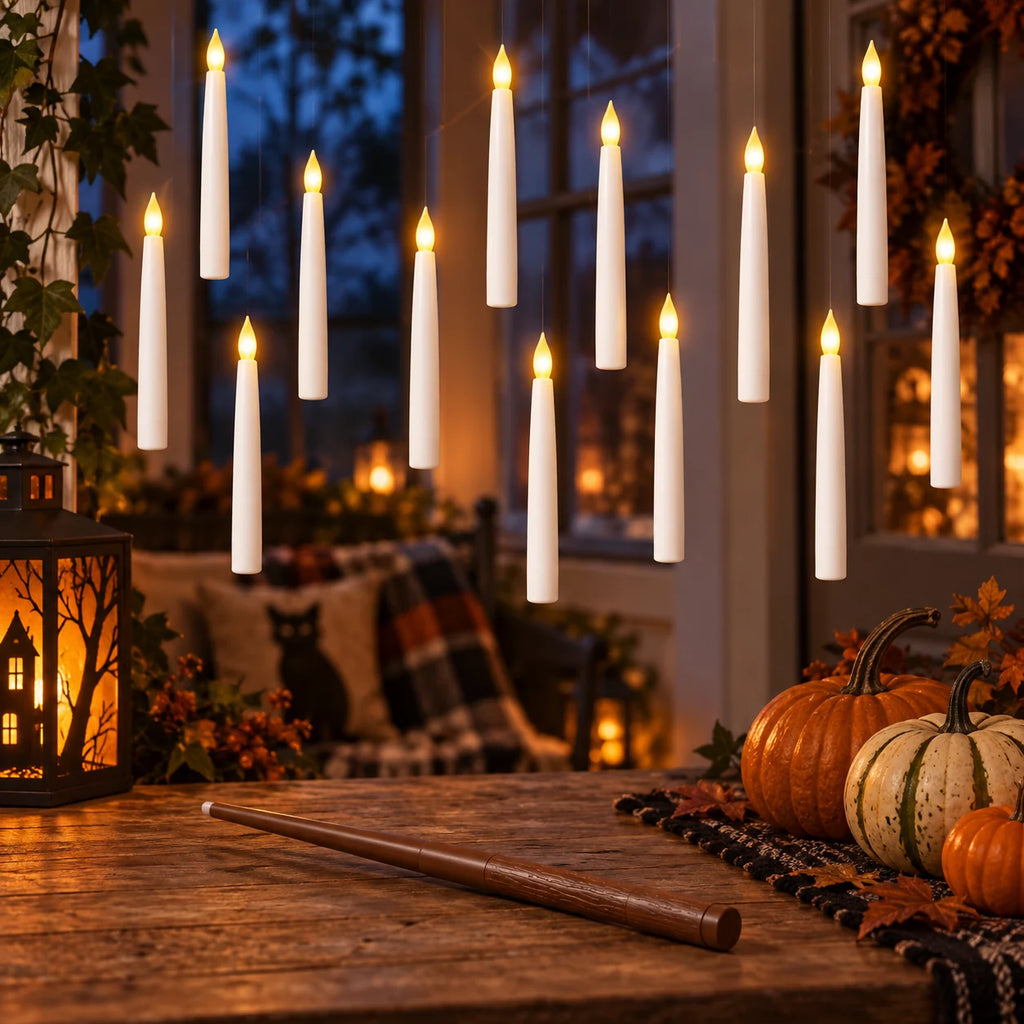 Spellbound Floating Candles — Halloween lifestyle scene