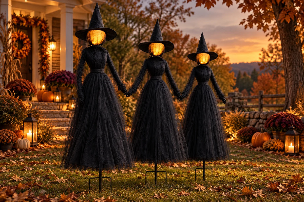 Midnight Coven Light-Up Witch Set — autumn styling inspiration